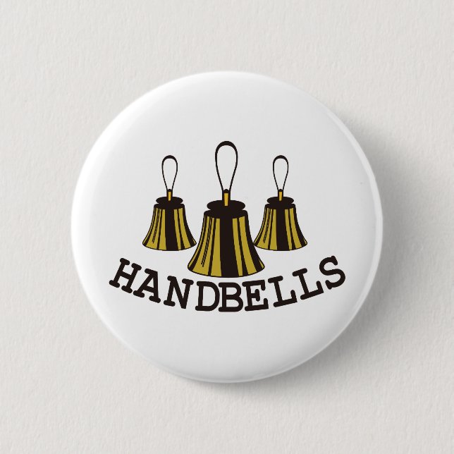 Chapa Redonda De 5 Cm Handbells (Anverso)