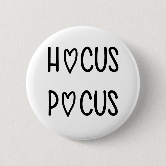 Chapa Redonda De 5 Cm Handwritten hocus pocus (Anverso)