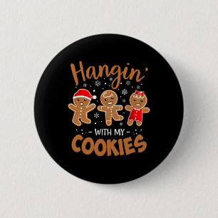 Chapa Redonda De 5 Cm Hangin Con Mi Cookies Los Navidades De Gingerbread