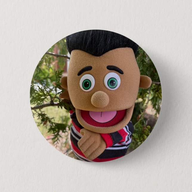 Chapa Redonda De 5 Cm Hangin' with José button (Anverso)