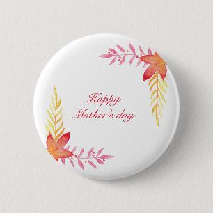 Chapa Redonda De 5 Cm Happy mothers day Round Button