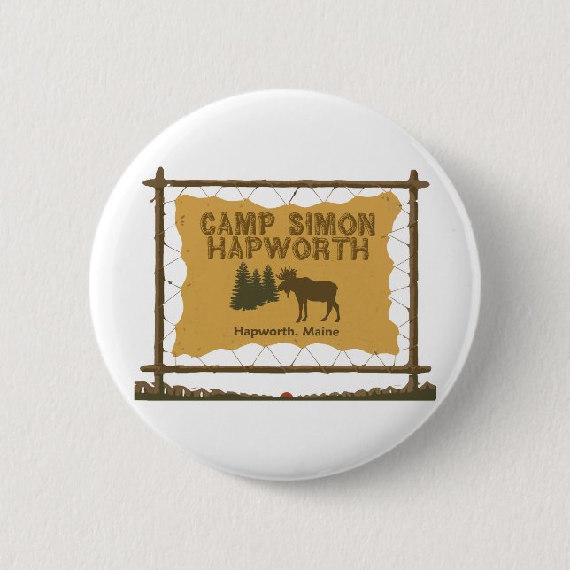 Chapa Redonda De 5 Cm Hapworth (Anverso)