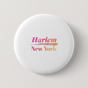 Chapa Redonda De 5 Cm Harlem New York