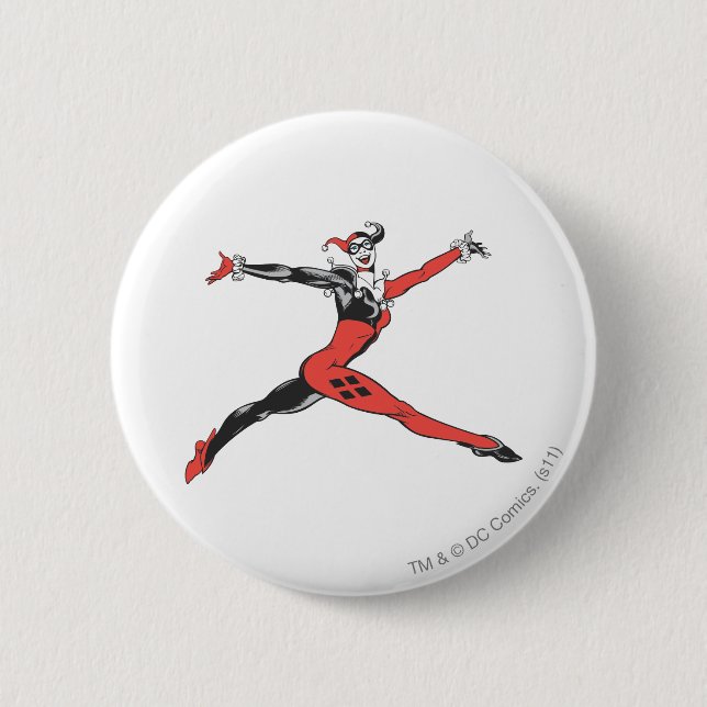 Chapa Redonda De 5 Cm Harley Quinn 3 (Anverso)
