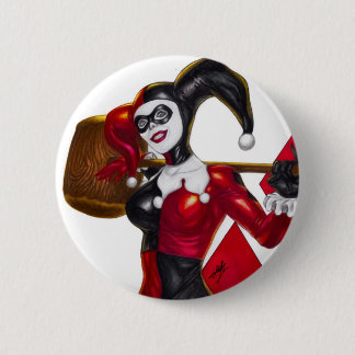 Chapa Redonda De 5 Cm Harley Quinn ~ Harleen Quinzel