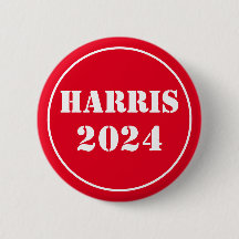 Harris 2024 Azul Brillante y Blanco