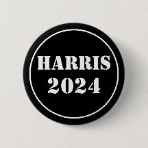 Harris 2024 Azul Brillante y Blanco