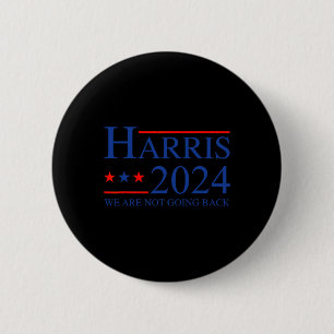 Chapa Redonda De 5 Cm Harris 2024 Por La Campaña Electoral Presidencial