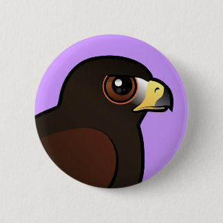 Chapa Redonda De 5 Cm Harris Hawk