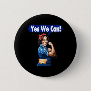 Chapa Redonda De 5 Cm Harris Por El Presidente 2024 Sí Podemos