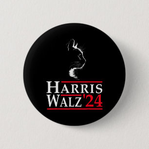 Chapa Redonda De 5 Cm Harris Waltz 2024 Elecciones Kamala Harris Tim Wal