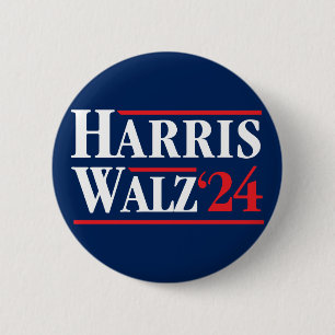Chapa Redonda De 5 Cm Harris Walz 2024