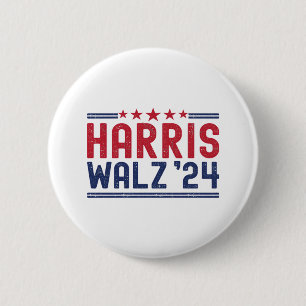Chapa Redonda De 5 Cm Harris Walz 2024 - Harris Walz 2024 We Are Not Goi