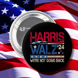 Chapa Redonda De 5 Cm Harris Walz Kamala Harris 2024 Tim Walz