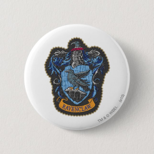 Chapa Redonda De 5 Cm Harry Potter | Escudo clásico de Ravenclaw (Anverso)