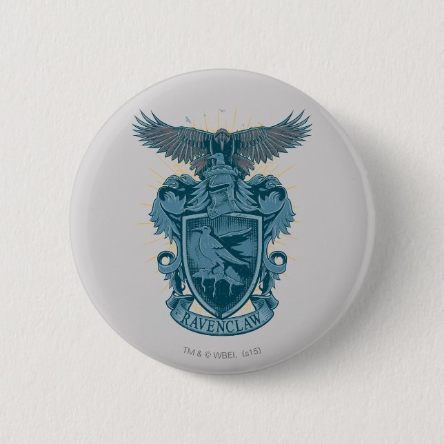 Chapa Redonda De 5 Cm Harry Potter | Escudo de Ravenclaw (Anverso)