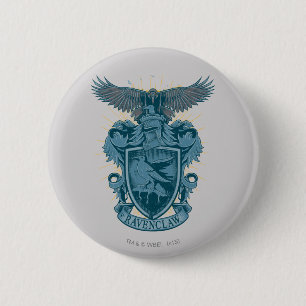 Chapa Redonda De 5 Cm Harry Potter   Escudo de Ravenclaw