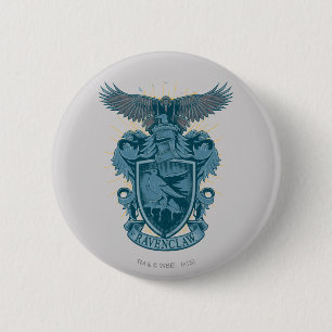 Chapa Redonda De 5 Cm Harry Potter   Escudo Ravenclaw