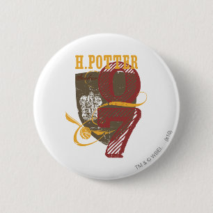 Chapa Redonda De 5 Cm Harry Potter   QUIDDITCH™