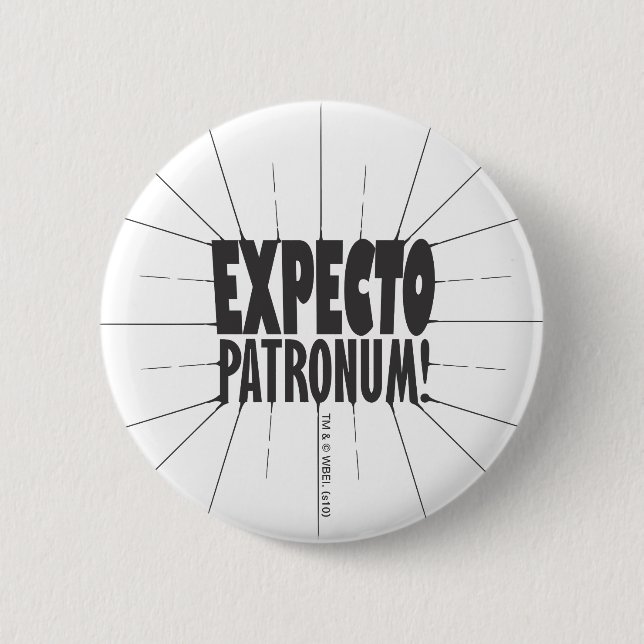 Chapa Redonda De 5 Cm Harry Potter Spell | EXPECTO PATRONUM™! (Anverso)
