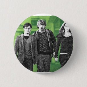 Chapa Redonda De 5 Cm Harry, Ron y Hermione 1
