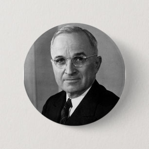 Chapa Redonda De 5 Cm Harry S. Truman, 33° presidente
