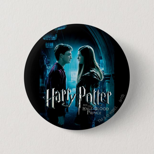 Chapa Redonda De 5 Cm Harry y Ginny 1 (Anverso)