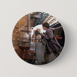 Chapa Redonda De 5 Cm Harry y Hedwig PLATFORM 9 3/4™