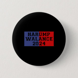 Chapa Redonda De 5 Cm Harump Walance 2024 Shirt Harris Trump Wheimer Van