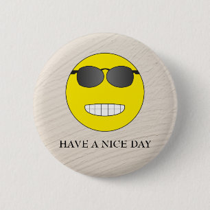 Chapa Redonda De 5 Cm Have a nice day