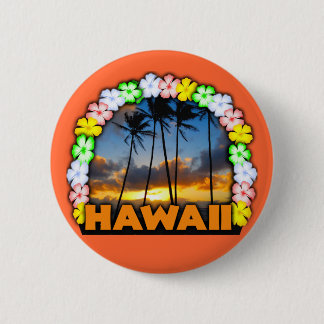 Chapa Redonda De 5 Cm Hawaiana Hawaii