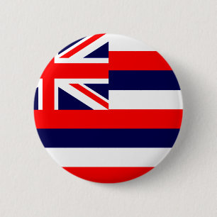 CHAPA REDONDA DE 5 CM HAWAII/BANDERA HAWAIANA