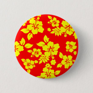 Chapa Redonda De 5 Cm Hawaiian soleado