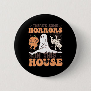 Chapa Redonda De 5 Cm Hay algunos horrores en los regalos de Halloween d