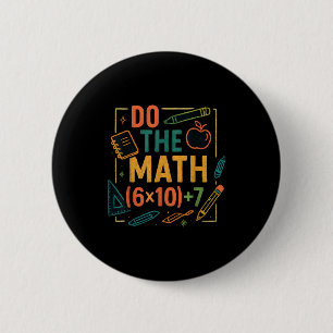 Chapa Redonda De 5 Cm Haz Las Matemáticas 67 Ecuación Divertida De Regre