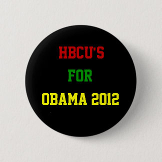 Chapa Redonda De 5 Cm HBCU para Obama