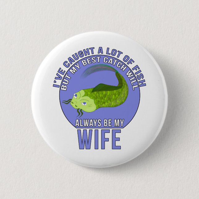 Chapa Redonda De 5 Cm He Captado Muchos Pescados (Anverso)