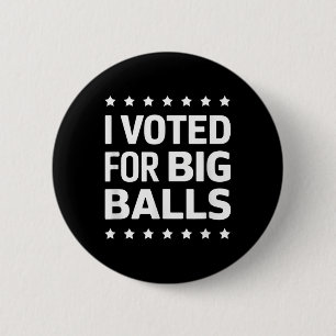 Chapa Redonda De 5 Cm He votado por Big