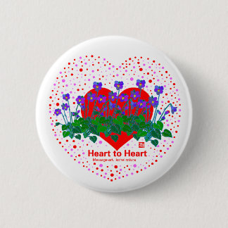 Chapa Redonda De 5 Cm Heart To Heart