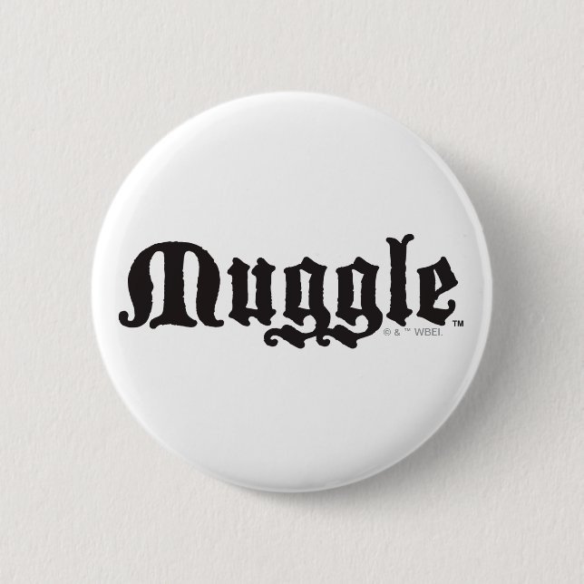 Chapa Redonda De 5 Cm Hechizo de Harry Potter | Muggle (Anverso)
