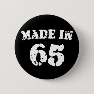 Chapa Redonda De 5 Cm Hecho En 1965