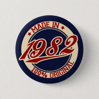 Chapa Redonda De 5 Cm Hecho En 1982