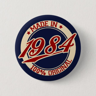 Chapa Redonda De 5 Cm Hecho En 1984