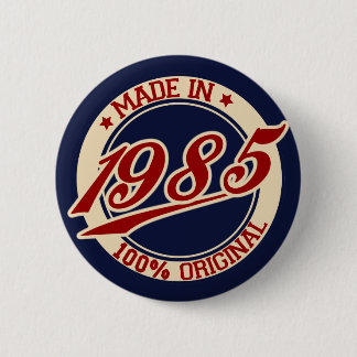 Chapa Redonda De 5 Cm Hecho En 1985