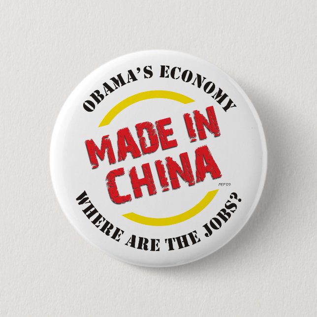 Chapa Redonda De 5 Cm Hecho En China (Anverso)