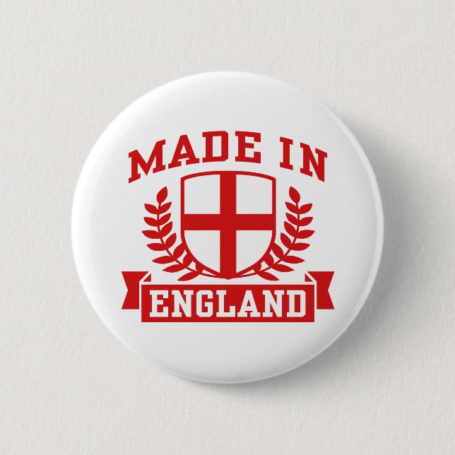 Chapa Redonda De 5 Cm Hecho en Inglaterra (Anverso)