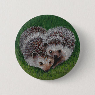 Chapa Redonda De 5 Cm Hedgehogs