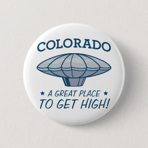 Chapa Redonda De 5 Cm heene Colorado del halcón del muchacho del globo