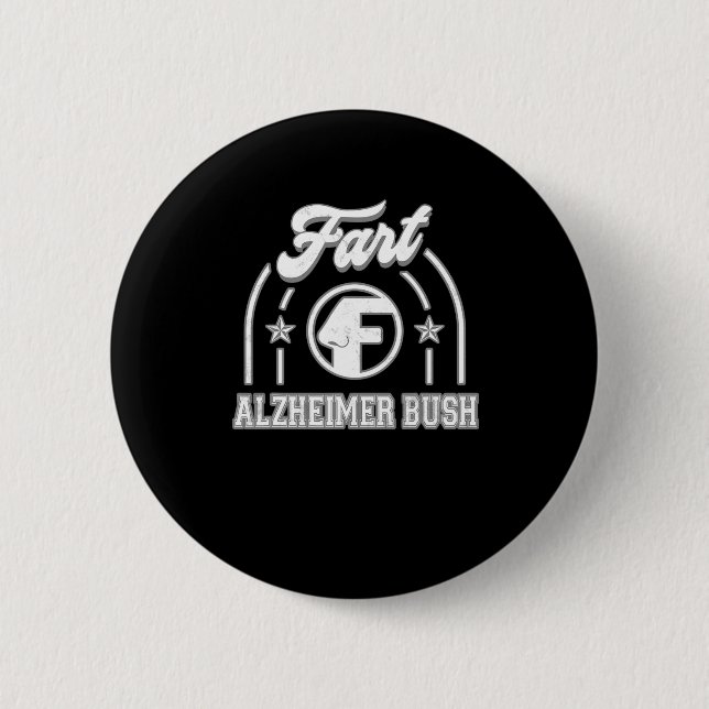 Chapa Redonda De 5 Cm Heimerheimer Bush Fart Funny (Anverso)