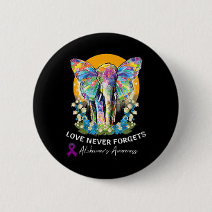 Chapa Redonda De 5 Cm Heimerheimer Elephant Love nunca olvida a Heimerhe